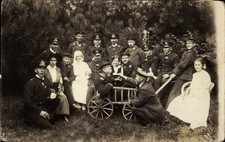 Foto Ak Wangerooge, Kurhausgarten, Vizefeuerwerker Franz Gerken,... - 11396917