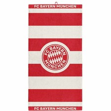 FC Bayern München Badetuch Rot/Weiß Handtuch Duschtuch 90x180 FCB Fanartikel