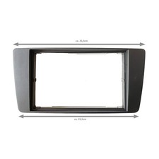 Doppel-Din Autoradio/Radio Rahmen für SKODA Octavia 2 1Z/Yeti