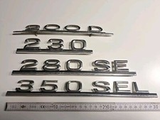 4x Mercedes Benz Typenschild