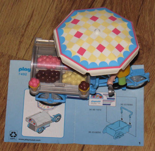 Playmobil 7492 eis wagen - eis,