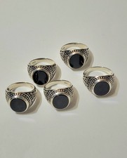  Konvolut 5 Silberringe Ringe