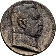 Medaille Hindenburg 1917 Bronze 30 mm/  9,2 g  Original Münze #SXK191