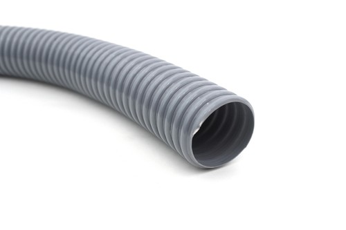 Pvc grau glatte bohrung - grau,