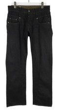 G-Star Radar Straight Stripe Embro Herrenjeans W36 L35 Dunkelblau Knopf Fly