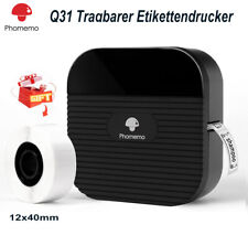 Phomemo Q31 Bluetooth Beschriftungsgerät Thermodrucker Mini Etikettendrucker