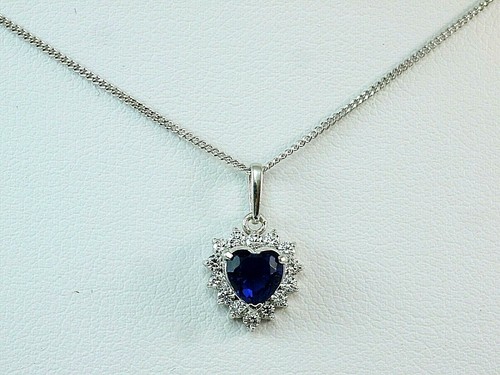 585 weißgold kette mit - 585,