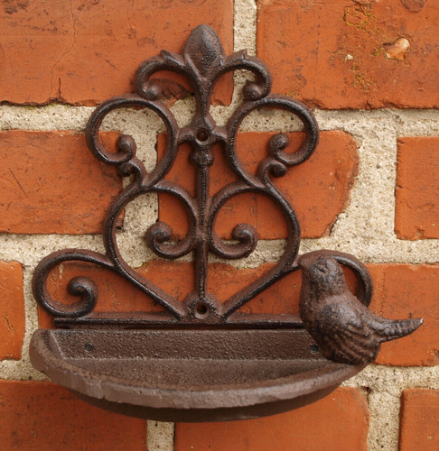 Vogelfutterschale gusseisen - vogelfutterschale,