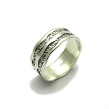 Sterling Silver Ring 8mm Wide