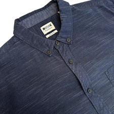 Mustang Hemd Herren Large Blau