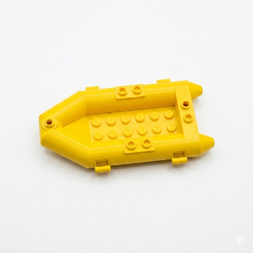 Lego city ruderboot gelb part - gelb,