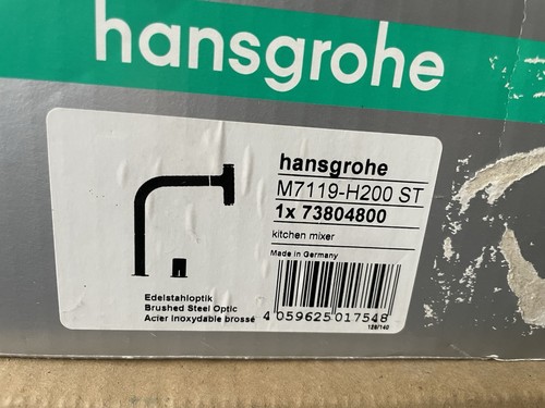 Hansgrohe m7119 h200 loch - m7119-h200, st