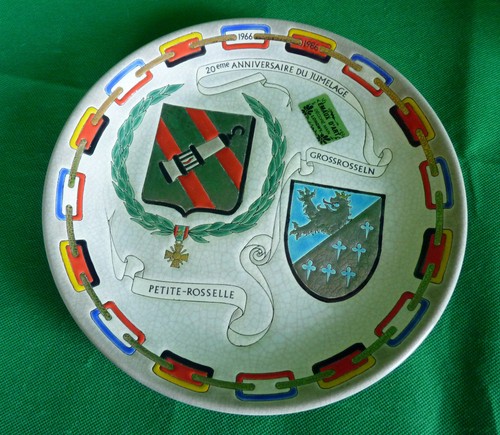 Emaux longwy plate teller - plate,
