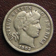 USA. One Dime 1902