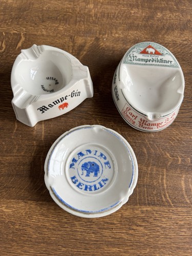 Stück antik aschenbecher - 3,