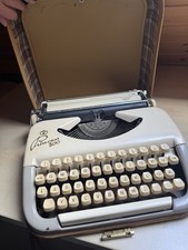 Schreibmaschine Princess 100 mit Koffer u. Bedienungsanweisung 60er Jahre