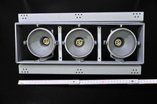 Ansorg Einbaurahmen + Fassungen für HQI , silber