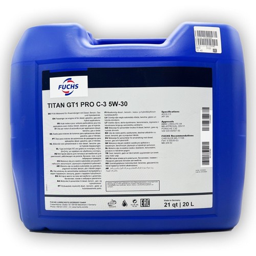 20l liter fuchs - titan, pro