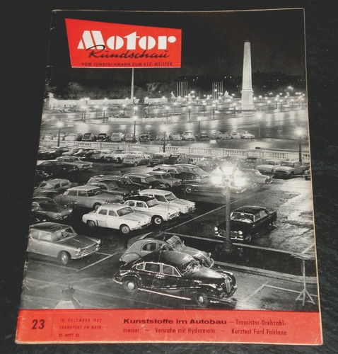 Motor rundschau ford - motor, 23/62