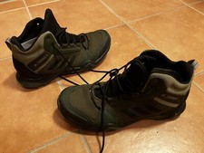 Adidas Wanderstiefel halbhoch, TERREX AX3 MID GTX, EUR 44, dunkelgrün/grau