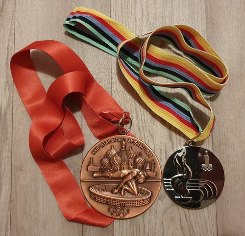 Medaille olympic games 1980 - medaille,