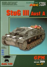 GPM 209 - Deutscher Panzer Sturmgeschütz StuG III Ausf. A - 1:25