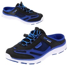 Herren Clogs Pantoletten Übergröße Slipper Sneaker Hausschuhe Sandalen Blau