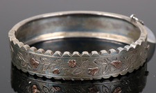 Viktorianischer Silber Armreif