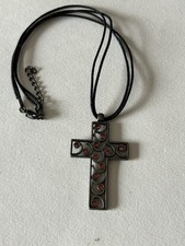 Modeschmuck Kreuz mit Strass