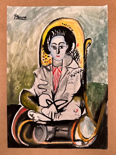 Pablo picasso zeichnung auf - picasso,