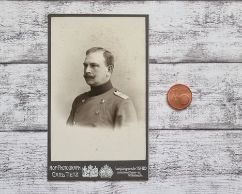 1905 cdv foto offizier uniform - 1905,