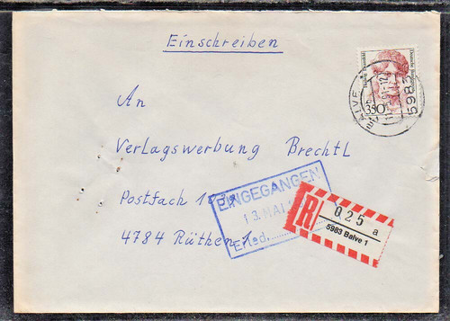 1048 ebf einschreiben brief - 1048, r-brief
