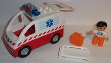LEGO DUPLO KRANKENWAGEN 4979 LICHT UND SOUND AMBULANZ KRANKENHAUS !!