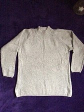 Pullover Seide und Angora, Gr 40, Hellgrau, neuwertig