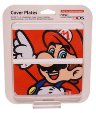 TOP Nintendo 3DS Cover Plate Mario New Nintendo 3DS NEU Sealed Selten