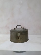 Alte Messing Dose mit Deckel