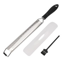 2X(Zitronen Zester & KäSe Reibe - Edelstahl - KüChen Werkzeug, Muskatnuss, 7841