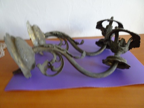 Paar wandlampen messing - paar,
