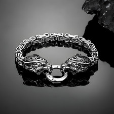 Königskette Armband Wölfe