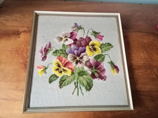 Vintage Gobelin Stickerei Bild