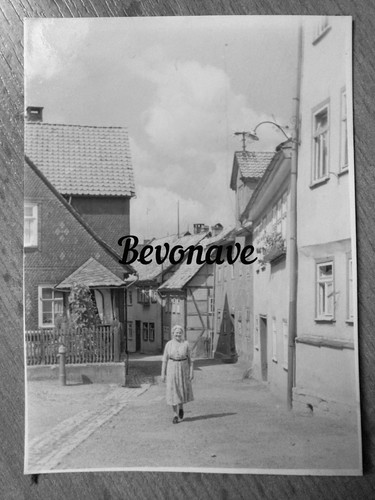 Foto schleusingen 1958 - 1958, gasse