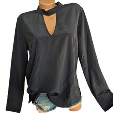 Heine Bluse Tunika schwarz