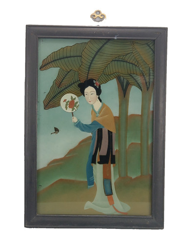 Chinesische hinterglasmalerei - chinesische,