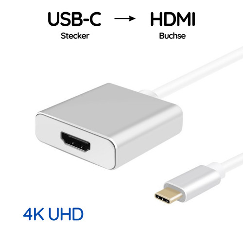 Usb stecker auf - usb-c, hdmi-buchse