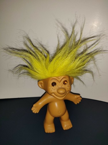 Troll yellow hair gelbe - troll, *