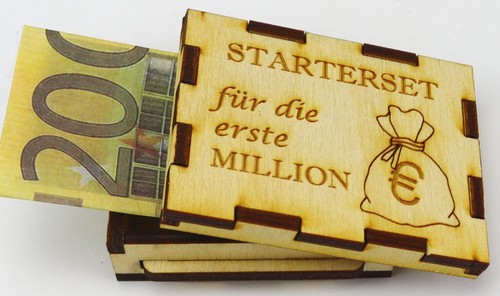 Mini koffer mit - mini, witziger