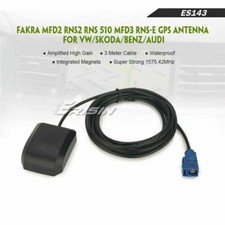 Erisin KFZ Auto Fakra GPS Antenne 3m Empfängerantenne für VW Skoda Audi Radios