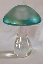 Extra großer grüner Reiherpilz - 17 cm groß - Handarbeit in englischen Seen