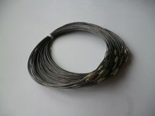 50 Halsreif (Collier) mit Schraubverschluss Farbe schiefergrau