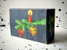 6 DDR Fadenkugeln Weihnachtsbaumkugeln “VEB Glasschmuck Lauscha“ 